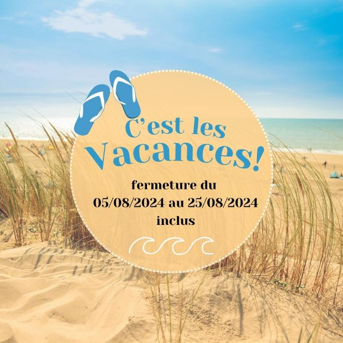 Affiche information vacances